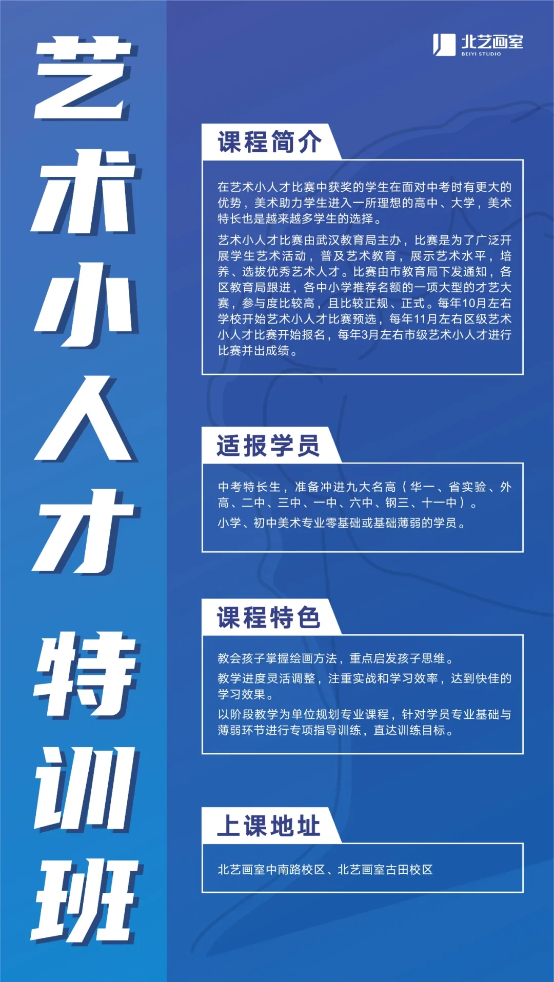 北藝藝術(shù)小人才特訓(xùn)班