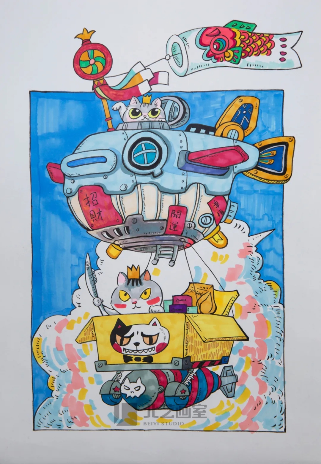 藝術小人才繪畫作品欣賞