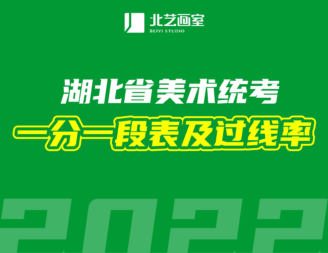 2022年湖北省美術(shù)統(tǒng)考一分一段表及過(guò)線率