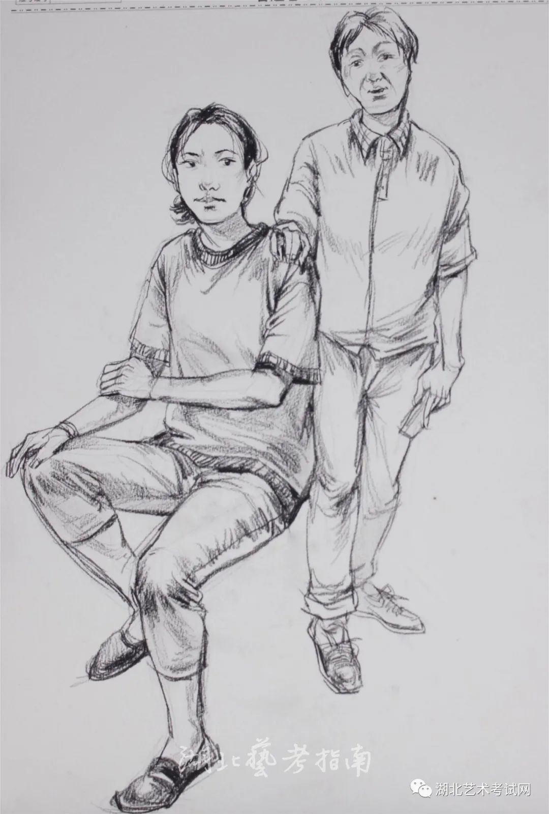 2023美術(shù)小聯(lián)考--速寫C檔優(yōu)秀試卷