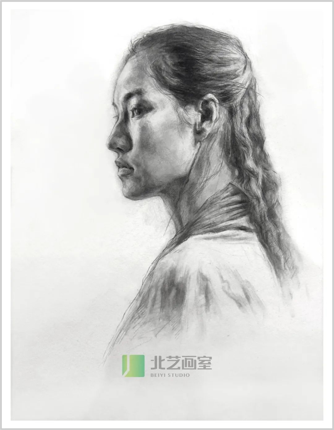 北藝畫室素描示范