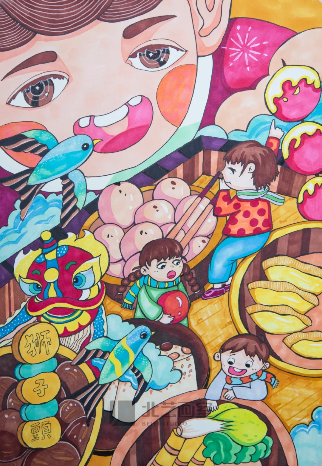 藝術小人才繪畫作品欣賞