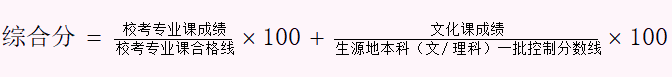北京印刷學(xué)院錄取公式