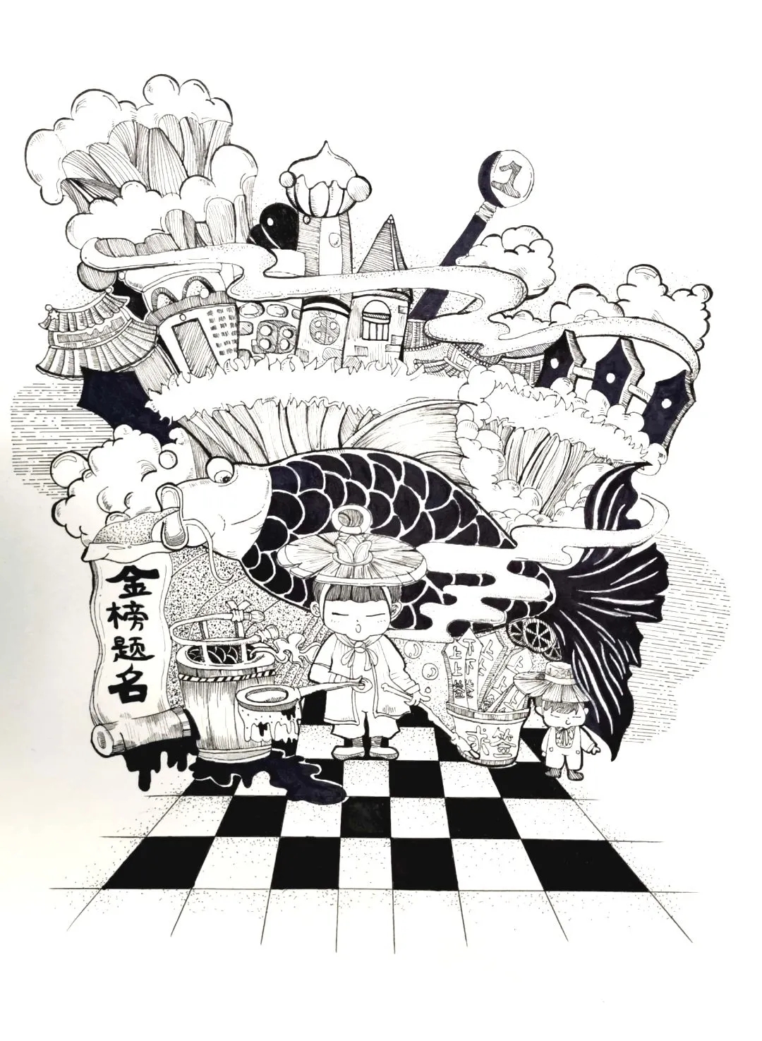 漢鐵初級中學(xué)藝術(shù)小人才校級獲獎(jiǎng)作品欣賞