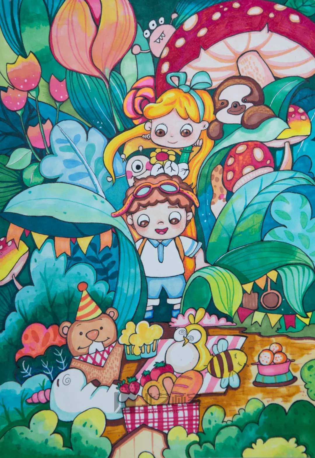 藝術小人才繪畫作品欣賞