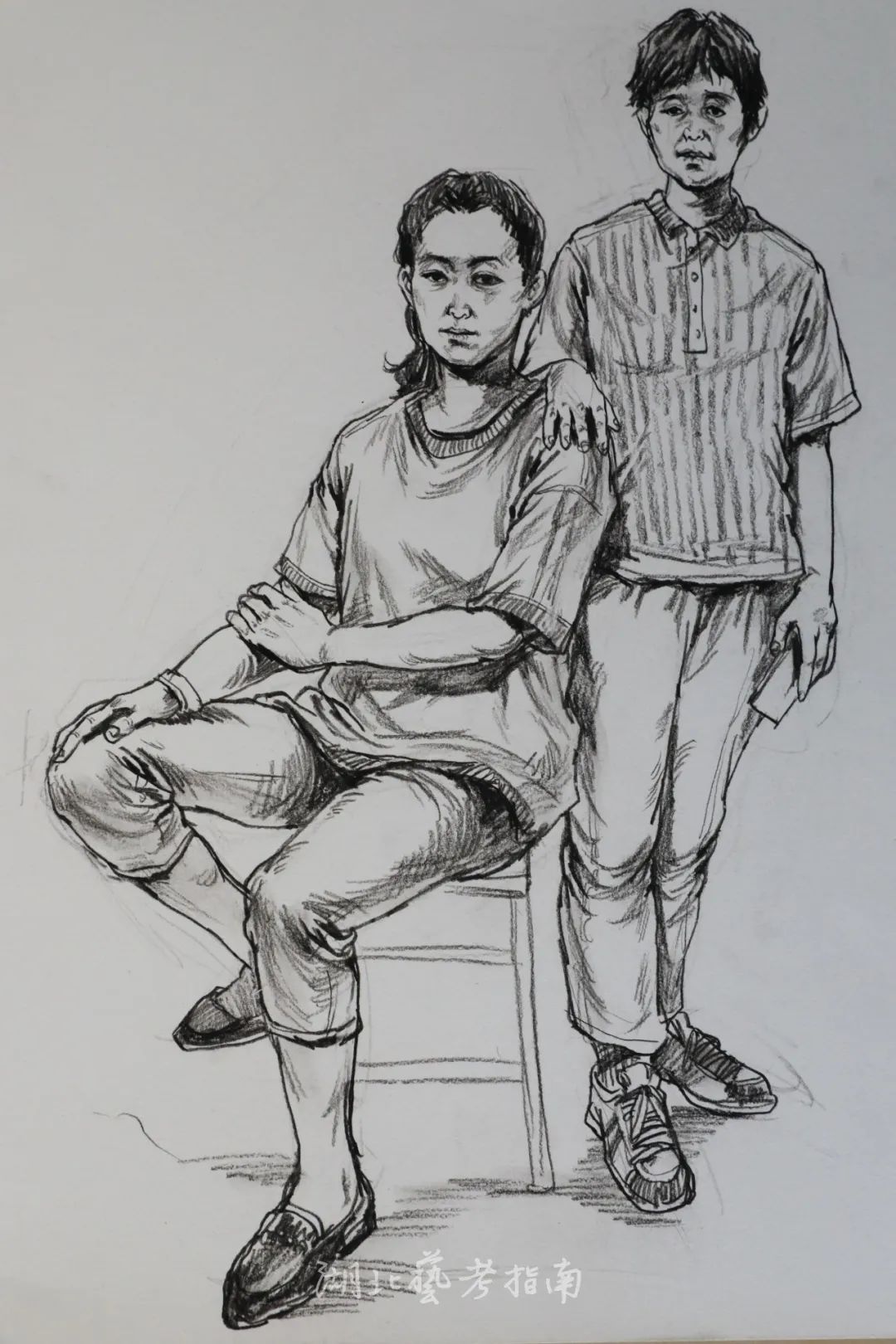 2023美術(shù)小聯(lián)考--速寫A檔優(yōu)秀試卷