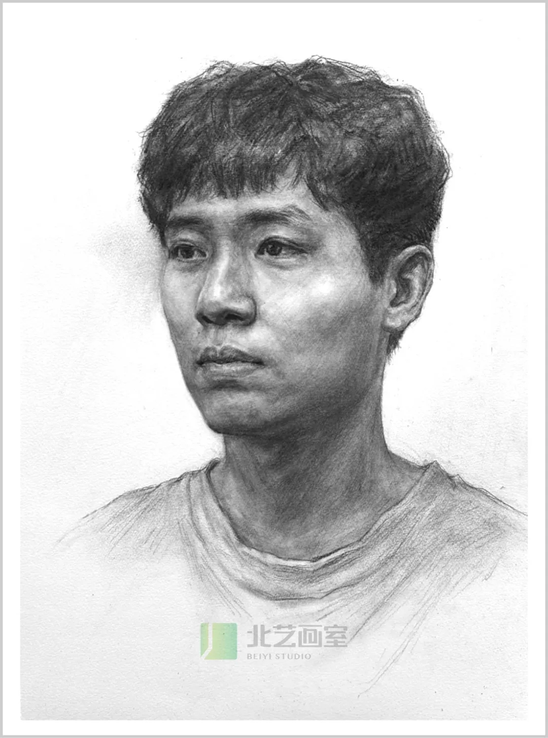 北藝畫室素描示范