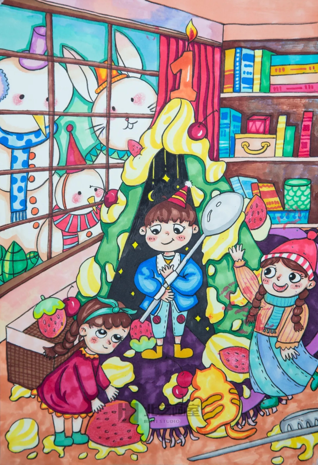 藝術小人才繪畫作品欣賞