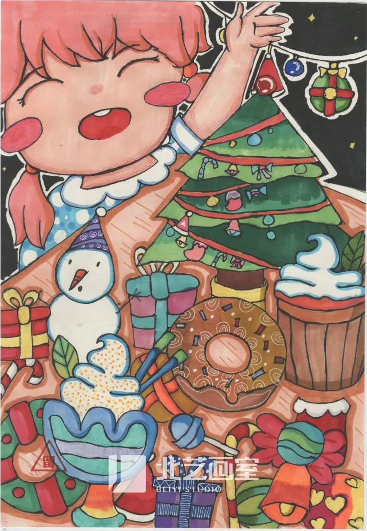 2021年藝術小人才繪畫作品_ 美術作品