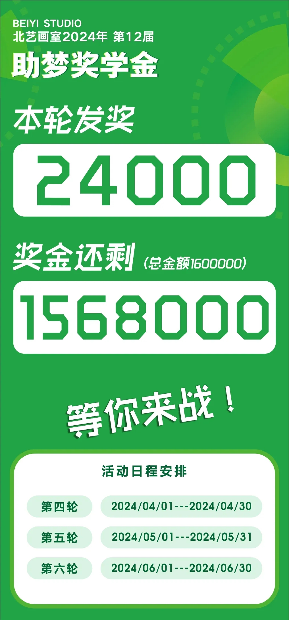 北藝畫室助夢獎學金