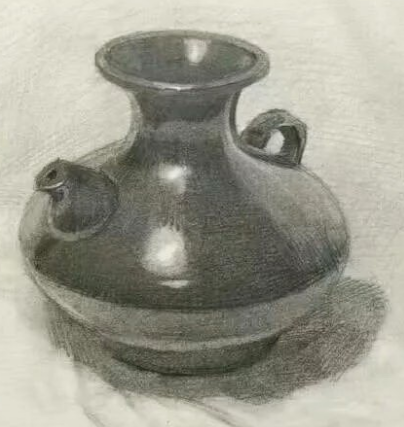 黑陶瓷罐畫(huà)法
