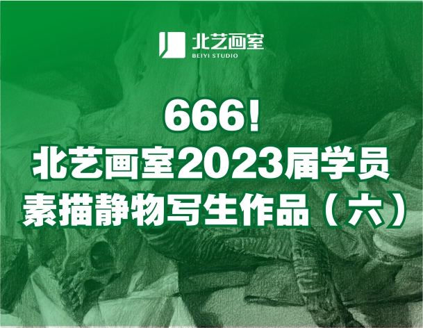 666！北藝畫室2023屆學(xué)員素描靜物寫生作品（六）