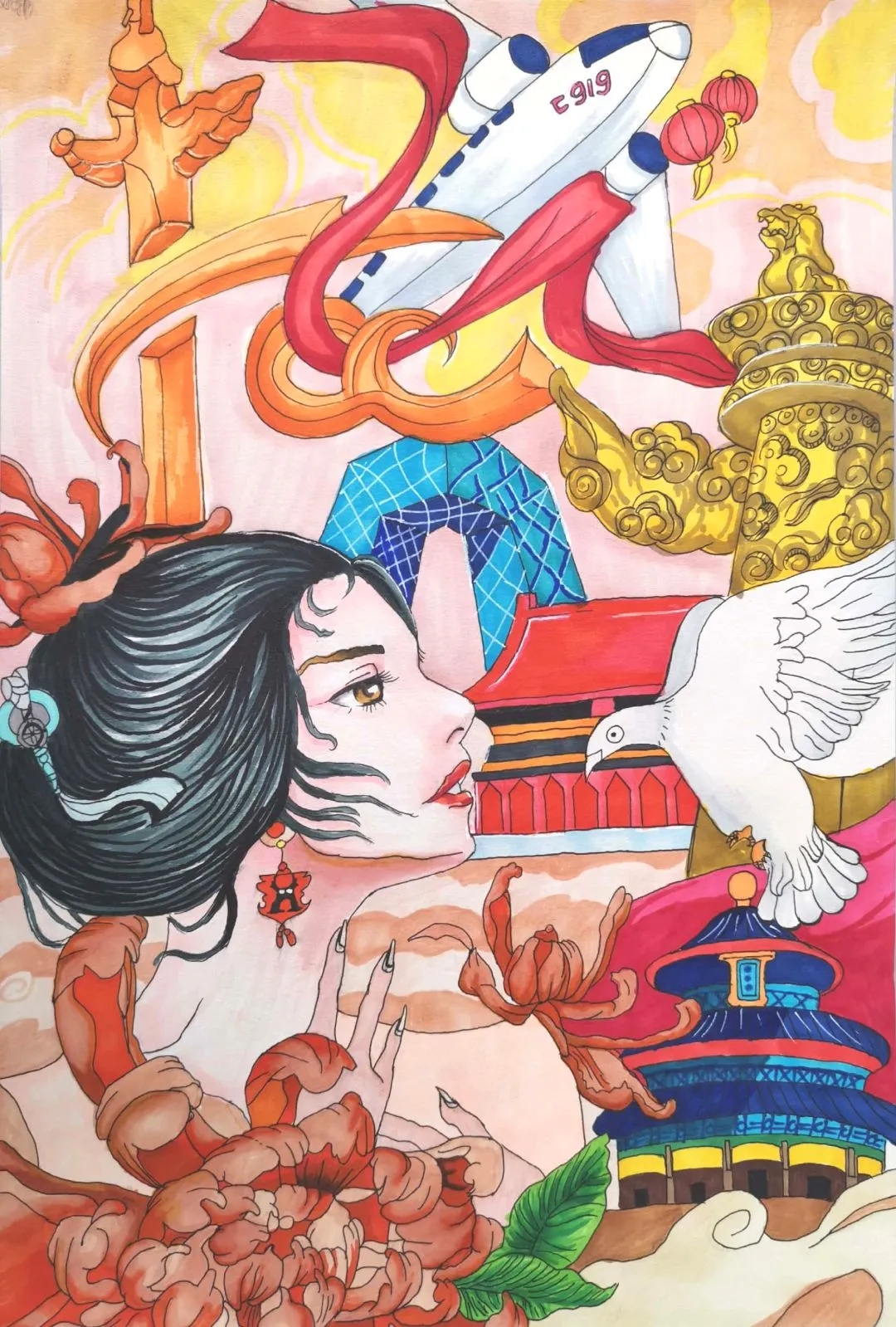 漢鐵初級中學(xué)藝術(shù)小人才校級獲獎(jiǎng)作品欣賞