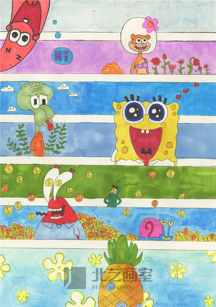 2021年藝術小人才繪畫作品_ 美術作品