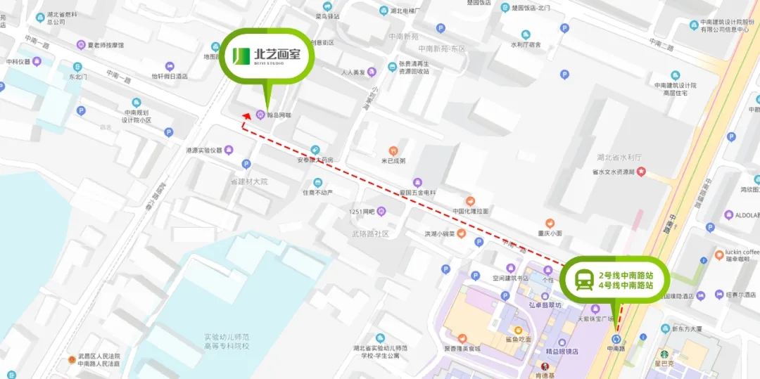 北藝畫(huà)室地圖